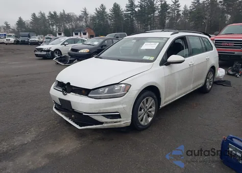 2018 Volkswagen Golf Sportwagen S from USA, damaged, VIN 3VW217AU2JM766601